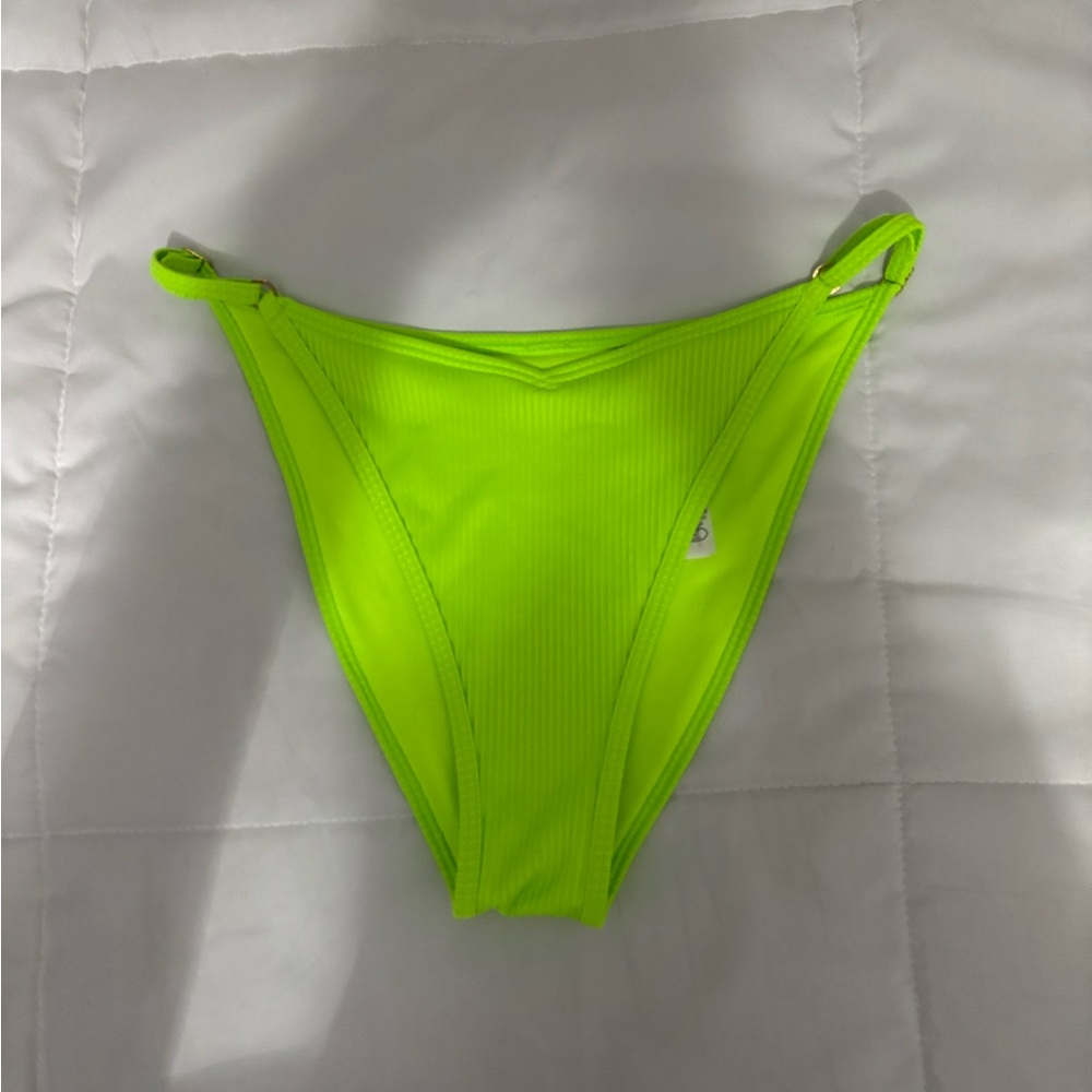 NWOT Hollister High Waisted Green Cheeky Bikini